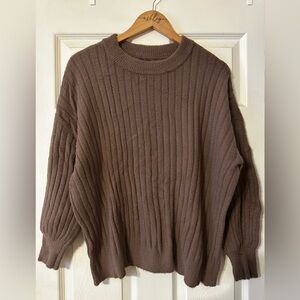 Aerie Brown Buttercream Sweater - M